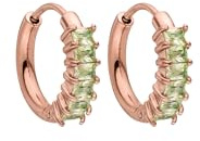 Purelei Cuore Green Ohrringe – wasserfest | Ohrstecker mit grünen Zirkonias | Edelstahl & 14K/18K Vergoldung | Symbol für Glück, Harmonie & positive Energie