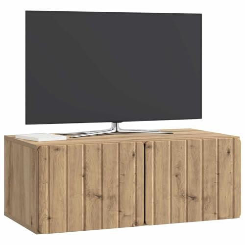 vidaXL Wandmontierter TV-Schrank Artisan-Eiche 78,5 x 41 x 30 cm, Wohzimmer, rechteckiger, moderner Wandschrank, stylischer TV-Ständer, viel Stauraum für Dein Zuhause