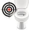 WC Aufkleber Bullauge Zielscheibe, Toilettensticker Badausstattung 4er Set- LK-Trend & Style