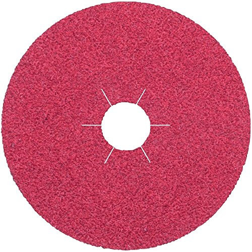Klingspor 330486 FS 964 ACT Disque fibre Grain 40 Corindon céramique, 125 mm, Rouge
