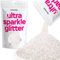 Hemway Ultra Sparkle Glitter - Mother of Pearl Iridescent | Fine Metallic Flakes for Resin & Epoxy Crafts | Supplies for Tumblers, Festival, Hair, Face, Body, Eye & Nail Art Decoration | 100 g