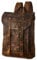 BRASS TACKS Leathercraft Rucksack aus Leder Laptoprucksack Fahrradrucksack Trekkingrucksack Lederrucksack Damen Herren (Braun)