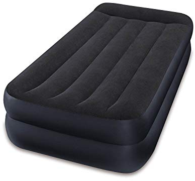 Intex Dura-Beam Standard Series Pillow Rest Raised Airbed w/Built-in Pillow & Internal Electric Pump