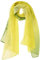 sourcing map Lang Chiffon Leicht Gradient Farbe Schal Frühling Sommer Weich für Frauen Yellow 63x19.6