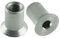 Eisenwaren2000 | Dadi a manicotto M3 x 7 mm con testa svasata e esagono incassato (10 pezzi) – Acciaio inox A1 1.4305 – inossidabile