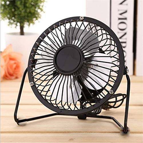 Ventilador Alimentado por USB Ordenador PC Mac Ordenador Portátil Mesa de Escritorio Personal Ventilador eléctrico para Escritorio en Plein Air Multiuso Voyager silencioso para Ordenador portátil