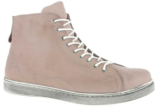 Andrea Conti Damen 0341500 Schnürboots Sneaker High mit Reißverschluss, Größe:40 EU, Farbe:Rosa