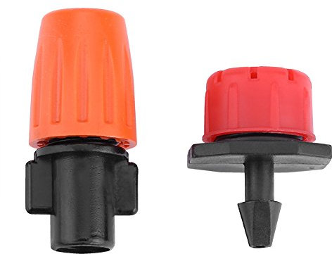 Set di sistemi di irrigazione fai-da-te Controller automatico di irrigazione, Micro Drip Irrigazione da giardino incl.1x tubo gocciolante 25m, 6mm, 1x gocciolatori, kit di riparazione, strumenti