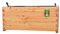HOQ Pflanzkasten 100x50x50cm aus Lärche geschraubt mit Vlies, gerundeten Ecken und Griffen