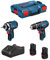 BOSCH Kit 12V B12GSBGDR2bat3a-40 (GSB 12V-15 + GDR 12V-10 + 2 x 3,0 Ah + GAL12V-40 + L-Boxx 102)