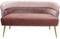 Kare Design Sofa Sandwich Rosa, 2-Sitzer, Wohnzimmer, Samt, Modern, Sofa klein, Couch, 64x125x64cm
