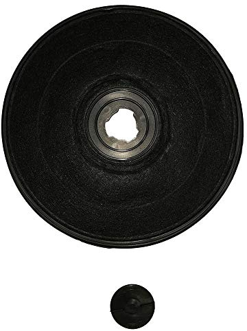 Marel Shop® - Filtro in Carbone Circolare EFF57 Type E233 per Cappa compatibile con Faber Diametro Esterno 232 mm per Modelli: Flaminia E233 ZHT630W - EFT60001W - EFT60001B