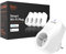 Tenda Beli SP9 Prise Connectée Intelligente, Prise Wifi Connectée Compatible avec Amazon Alexa Echo et Google Home, Contrôle à Distance, Conçue pour la Sécurité des Enfants(Pack de 4) Blanc