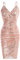 GRACE KARIN Robe Crayon sans Manches à Col en V Chic Robe Bretelles Cache Coeur Cocktail Paillettes Chic et Elegant Or Rose -1 L