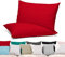 BEAUTEX 2er Set Kissenbezug, Kissenhülle aus gekämmter Baumwolle, Premium Jersey 160g/m², Größe und Farbe wählbar (60x60 cm, Rot)