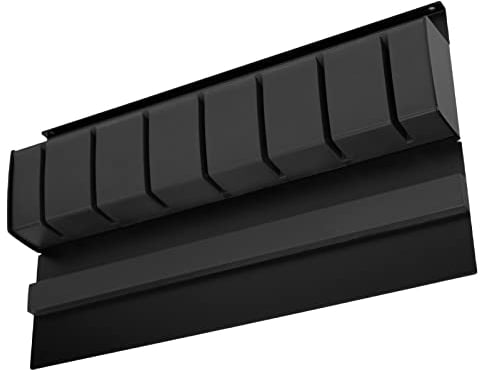 Linero MosaiQ Magnet Messerhalter für bis zu 7 Messer schwarz Kunststoffdekor (350 x 45 x 200 mm) von Sotech