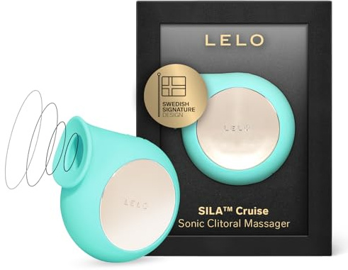 LELO SILA Cruise Druckwellenvibrator für Frauen, Klitoris Stimulator mit Schallwellen, 8 Vibrationsmustern für endloses Vergnügen und Klitorisstimulation - Klitoris Sauger für Frauen, Aqua