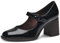 Tamaris Damen Pumps Blockabsatz Vegan; BLACK BRUSH, EU 41
