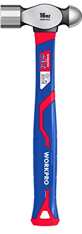 WORKPRO Hammerkugelgriff, Faser, 450 g, 31,5 x 11 x 11 cm