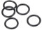 PATIKIL 5 Stück Dichtungsringe O-Ringe Gummidichtung 16mm AD 12mm ID 2mm Dicke Nitrilgummi Unterlegscheibe Dichtungssatz Gummischeiben für Auto Klimaanlage Wasserhahn Rohr Schwarz