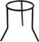 stonylab Lab Metall Dreibein Stand, Langlebiger Wiederverwendbarer Bunsenbrenner-Stativ-Lampenständer für den Laborgebrauch, Schwarz