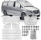 Thermomatte Fahrerhaus Innen für Mercedes-Benz VITO III W447/Viano 2014-2022, 10 STK LWB Wasserdicht UV-Proof Sonnenschutz Auto Frontscheibe Schnee Frontscheibenabdeckung, 98% Verdunkelung