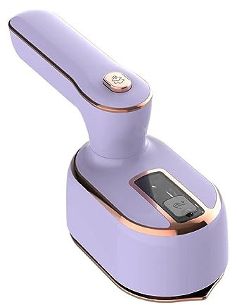 iFCOW Mini Steamer, Portable Mini Ironing Machine 180 Degrees Folding Handheld Steam Iron Support Dry and Wet Ironing for Home and Travel