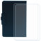 Flip Case para Acer Iconia Tab P10 (10,4) + [2-Pack] Cristal Templado, HD Vidrio Templado Protector Pantalla, Carcasa Cierre Magnético, Función de Soporte Cover, Billetera Funda -XHY- Azul2