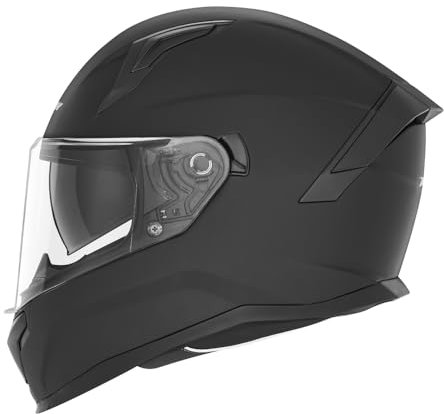 Nox Casco integrale con visiera parasole integrata Nero opaco (S) 55-56 CM