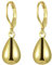 Emibele Frauen Tropfen Ohrringe, Wassertropfen Hängend Ohrringe, 14K Vergoldete Leichte Ohrringe Schmuck Geschenk für Mädchen Frauen Mutter, Gold