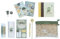 Grupo Erik: Set Cancelleria Baby Yoda | Kit di Cancelleria con 3 Quaderni A6, Penna e Matita, 4 Evidenziatori, Clips, Note adesive, Stickers e Astuccio Star Wars Baby Yoda