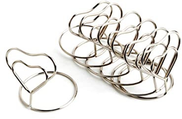 HOODANCOS Lot De 10 Porte-mémos En Fil De Fer En Forme De Cœur Pour Décoration De Mariage