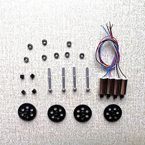 Vuzmode Propellerblätter Getriebeschutz Schutzabdeckung Quadcopter Motor Motoren Arm usw. Teil, for S167 GPS RC Drohne Ersatzpropeller(Burgundy)