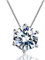 925 Halskette six Claw AAA cz mosaik zirkonia chokerhalskette für Frauen Geschenk