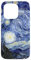 Classics of Art History Cases iPhone 15 Pro Hülle - Van Gogh 'Sternennacht' Gestaltung - Polycarbonat & TPU - Blau