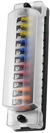 iplusmile Auto-sicherungsblock Aus Sicherungskasten Für Auto Boot Rv Mit Selbstschneidenden Schrauben Spritzwassergeschützt