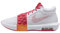 Nike Lebron Witness VIII, Scarpe Allacciate Uomo, WHITEASTERPINK-BRIGHTMANDARIN, 42.5 EU