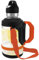 Fyeme Jarra de agua de cristal, resistente, con separación de agua (1, naranja)