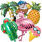 Hawaii Party Deko Ballons, Groß Luftballon Sommerparty Deko, 6 Stück Flamingo Ananas Kaktus Kokosnuss Baum Eiscreme Tropische Folienballons für Aloha Luau Geburtstagsdeko Pool Strandparty Dekoration