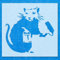 Schablone Banksy Maus Mylar Malerei Wandkunst Handwerk Airbrush