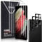 Didisky 3 Pack Screen Protector for Samsung Galaxy S21 Ultra with 2 Pack Camera Lens Protector, 3D Curved Full Coverage,9H Tempered Glass Screen Protector, Anti-Scratch, Easy to Use,HD