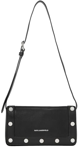 KARL LAGERFELD K/Rocky Marais Tasche mit Nieten, Schwarz