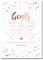 Personalised Gents Bathroom Basket Wedding Table Sign In Rose Gold Effect and Blush Pink (RGP19)