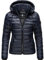 Navahoo Damen leichte Übergangsjacke Steppjacke mit Kapuze Lulana Navy Gr. S