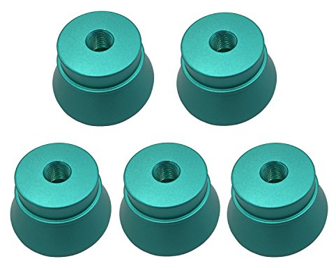 5 soportes de metal para depósito de 510 hilos (verde)