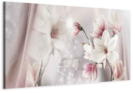 murando - Quadro Fiori Rosa 120x60 cm 1 Pezzo Stampa su Tela in TNT Tessuta XXL Quadri Moderni Murale Arte Moderno Grafica Decorazioni da Parete Pittura Immagini Decori Elegante Calma b-B-0270-b-a