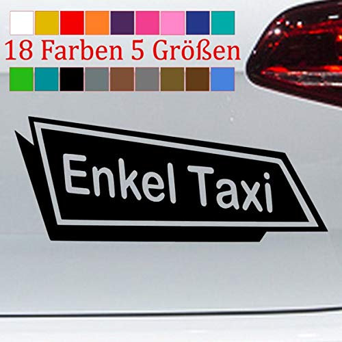 Enkel Taxi Aufkleber Granny Best Sticker Heckscheibe Party Mobil Spruch S-XXL