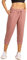 icyzone Damen Jogginghose 3/4 Sporthose Laufhose Loose Fit Sweathose Casual Capri Hose (M, Dusty Pink)
