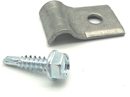 Befestigung Zaun Maschendraht Spanndrahthalter Halter Zubehör Pfosten 25x