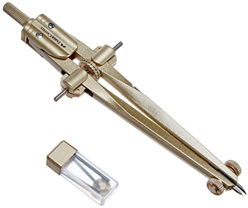 Faber Castell Zirkel Stream mit Schnellverstellung in der Farbe gold,für Kreise bis Ø 340 mm,144540